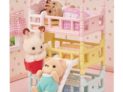 SYLVANIAN FAMILIES mängukomplekt Kolmene narivoodi