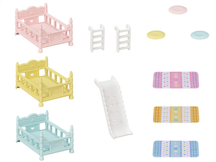 SYLVANIAN FAMILIES mängukomplekt Kolmene narivoodi