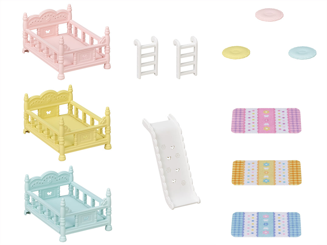 SYLVANIAN FAMILIES mängukomplekt Kolmene narivoodi