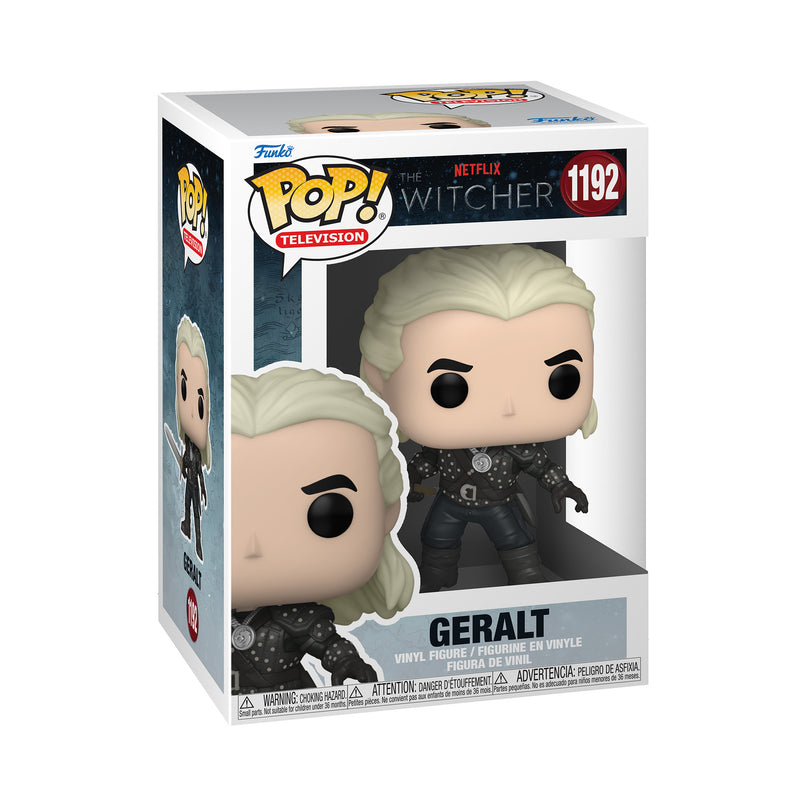 FUNKO POP! Vinyl Figuur: Witcher - Geralt w/Chase, 10 cm