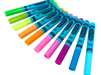 CRAYOLA Pestavad neoonmarkerid, 10 tk