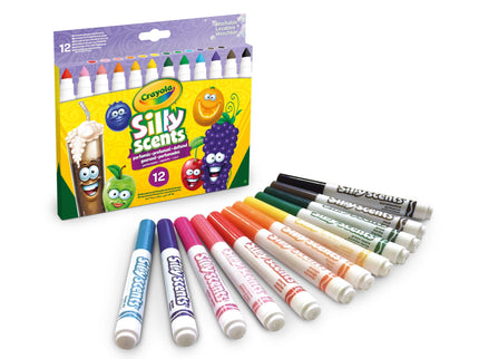 CRAYOLA Lõhnavad pestavad markerid Broadline, 12 tk