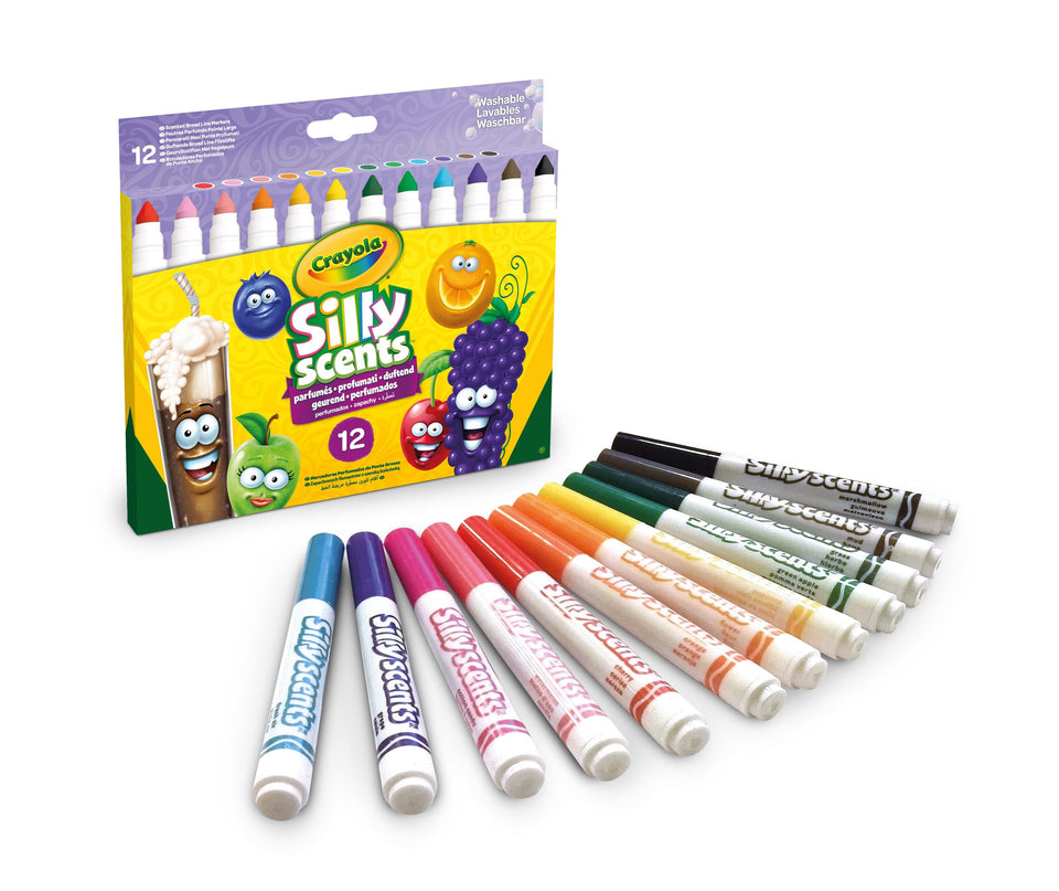 CRAYOLA Lõhnavad pestavad markerid Broadline, 12 tk