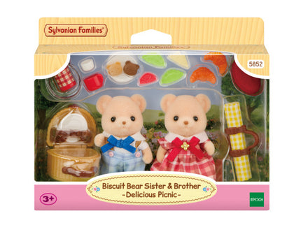 SYLVANIAN FAMILIES Küpsise karude Õde ja Vend - pikniku komplekt