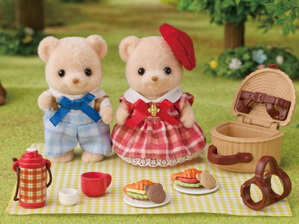 SYLVANIAN FAMILIES Küpsise karude Õde ja Vend - pikniku komplekt