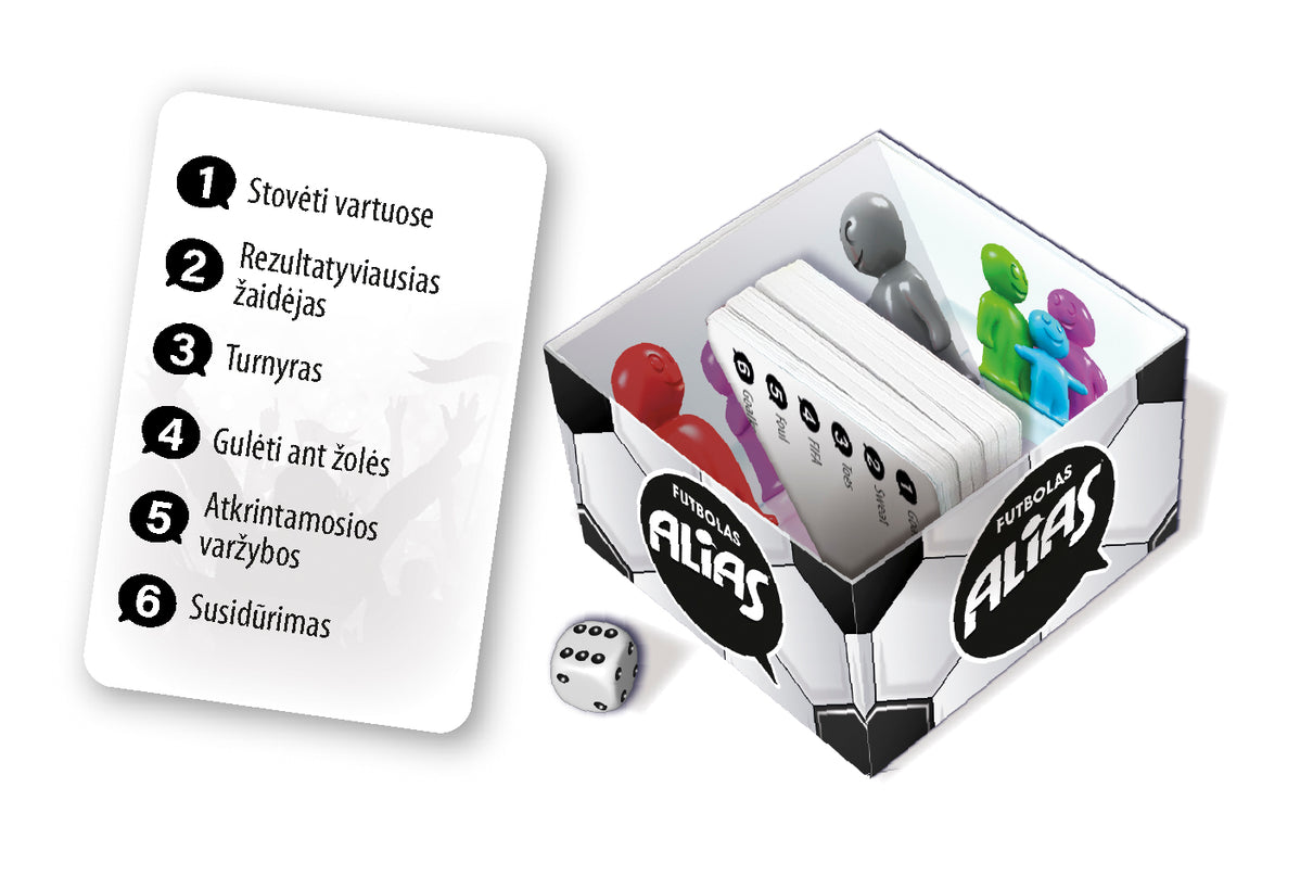 TACTIC Board game Alias Football (In Lithuanian lang.)