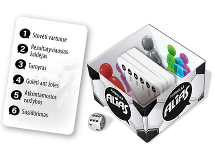 TACTIC Board game Alias Football (In Lithuanian lang.)