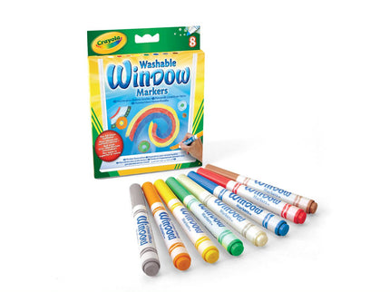 CRAYOLA 8 markerit klaasimaalimiseks