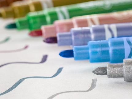 CRAYOLA Metallikvärvi markerid, 6 tk