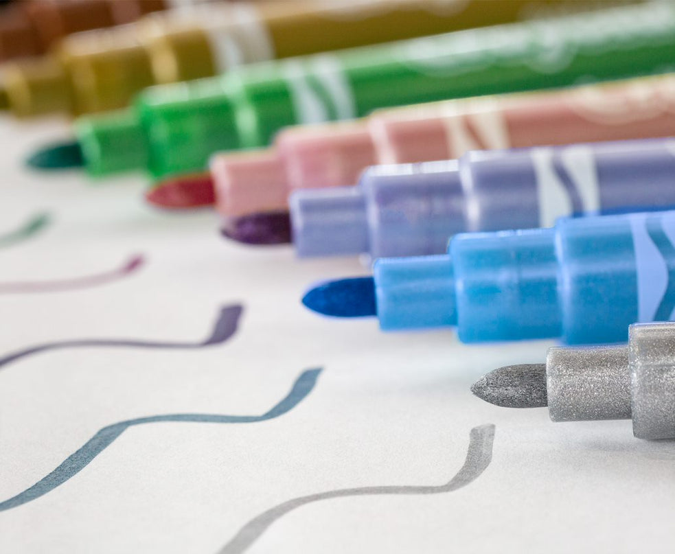 CRAYOLA Metallikvärvi markerid, 6 tk