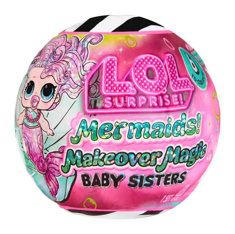 L.O.L. Surprise nukk Mermaids! Makeover Magic Little Sisters