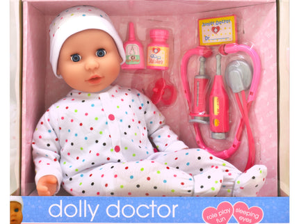 DOLLSWORLD nukk Dolly doktor, 46 cm