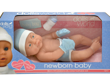 DOLLSWORLD beebinukk, poiss, 38 cm