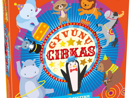 TACTIC boardgame Animal Circus (in Lithuanian language)