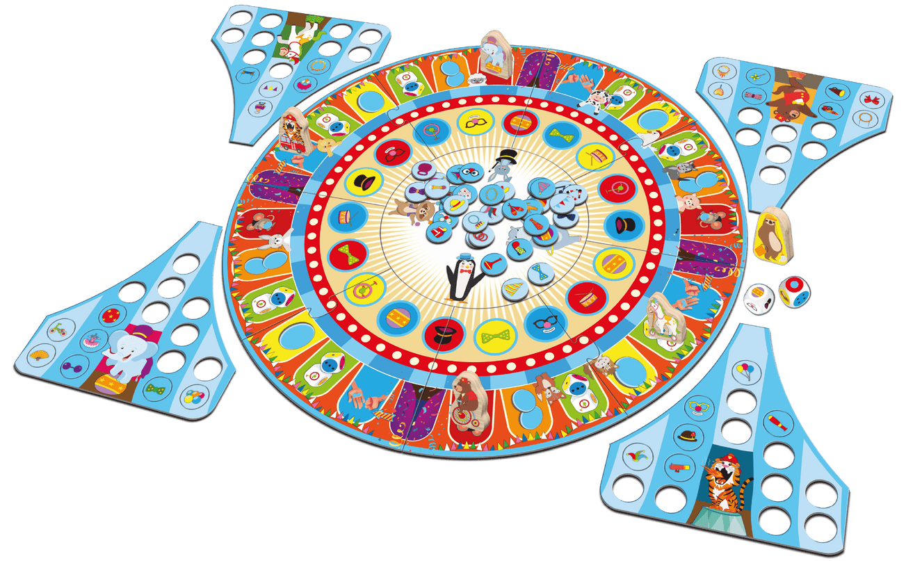 TACTIC boardgame Animal Circus (in Lithuanian language)