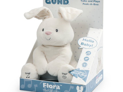 GUND Interaktiivne pehme jänes Flora, 30 cm