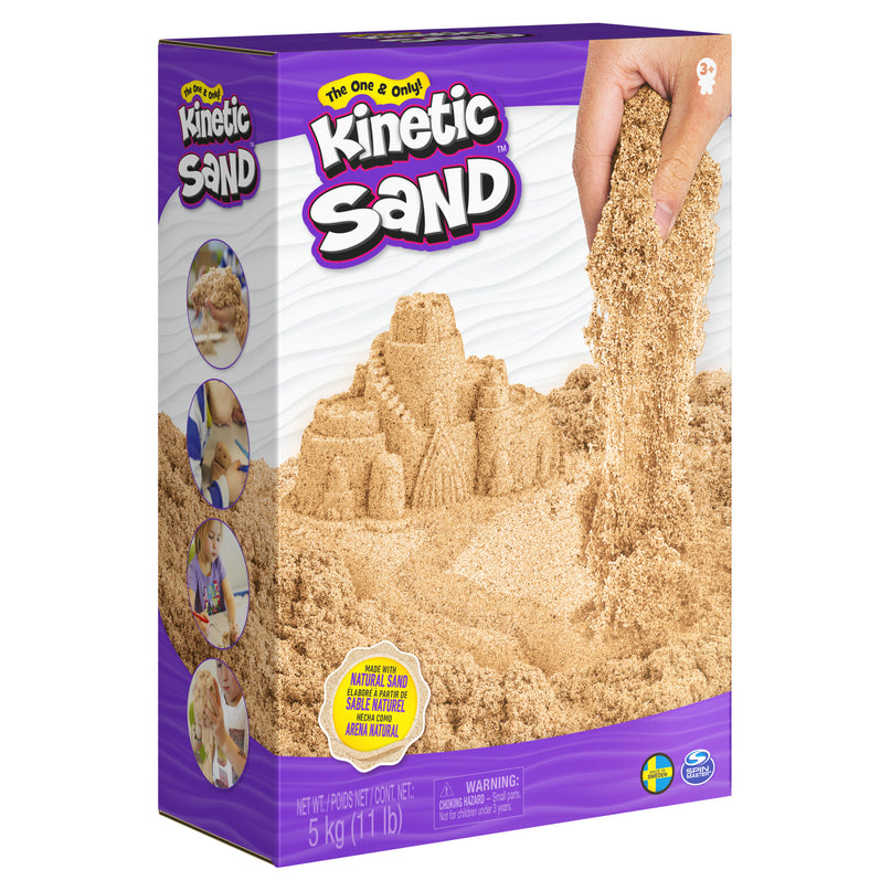 KINETIC SAND pruun plastiliiv 5 kg