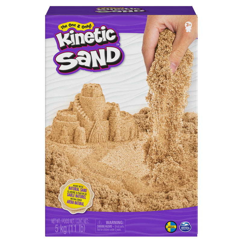 KINETIC SAND pruun plastiliiv 5 kg