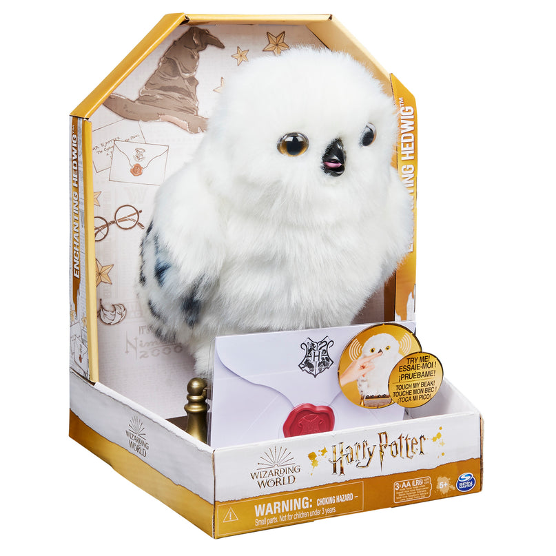 HARRY POTTER Interaktiivne öökull Hedwig, 30 cm