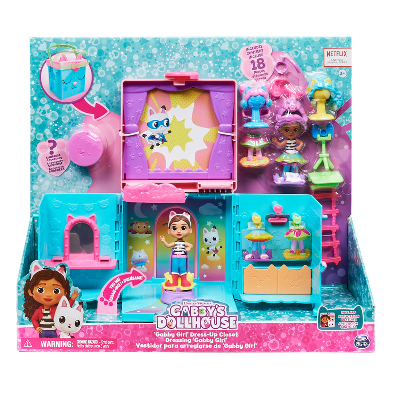 GABBY´S DOLLHOUSE Mängukomplekt Gabby´s Rainbow Closet