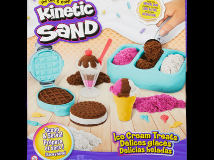 KINETIC SAND Mängukomplekt Jäätis (Lõhnatu)