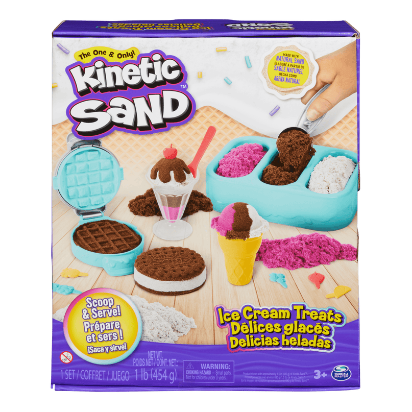 KINETIC SAND Mängukomplekt Jäätis (Lõhnatu)