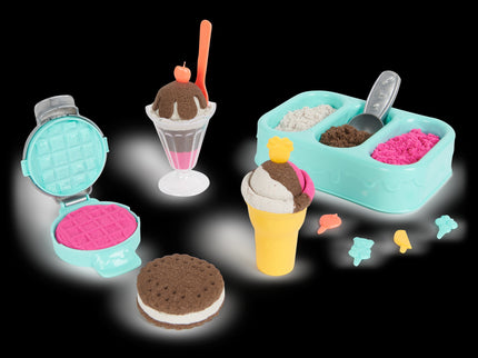 KINETIC SAND Mängukomplekt Jäätis (Lõhnatu)