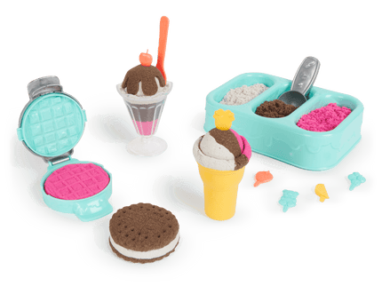 KINETIC SAND Mängukomplekt Jäätis (Lõhnatu)