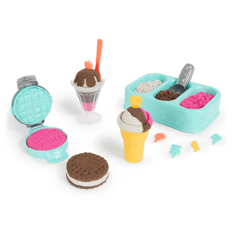 KINETIC SAND Mängukomplekt Jäätis (Lõhnatu)