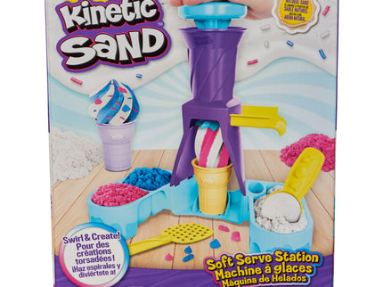 KINETIC SAND mängukomplekt Pehme jäätise masin