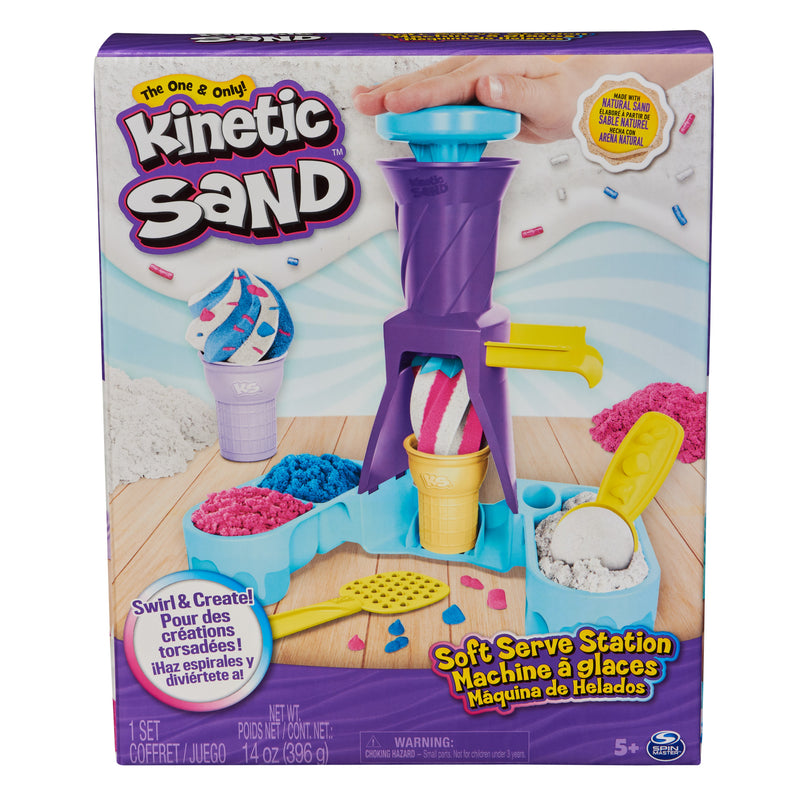KINETIC SAND mängukomplekt Pehme jäätise masin