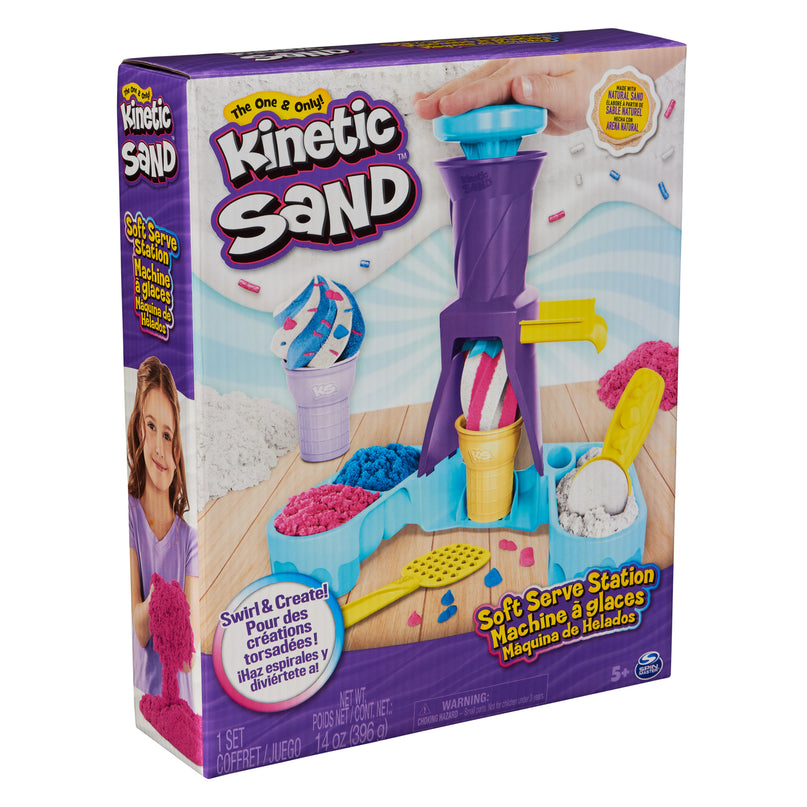 KINETIC SAND mängukomplekt Pehme jäätise masin