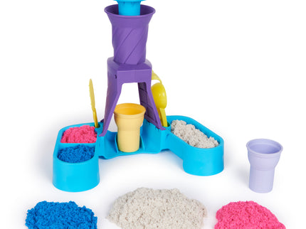 KINETIC SAND mängukomplekt Pehme jäätise masin