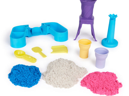 KINETIC SAND mängukomplekt Pehme jäätise masin