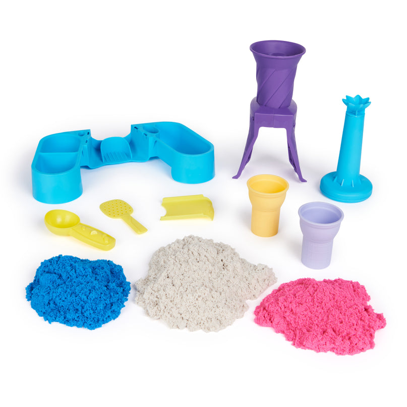 KINETIC SAND mängukomplekt Pehme jäätise masin