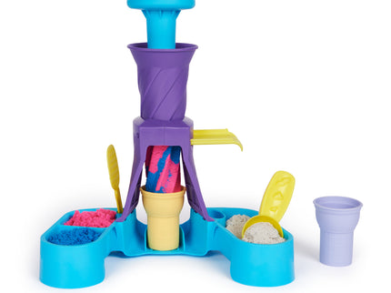 KINETIC SAND mängukomplekt Pehme jäätise masin