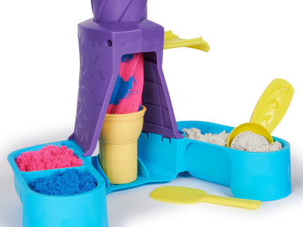 KINETIC SAND mängukomplekt Pehme jäätise masin