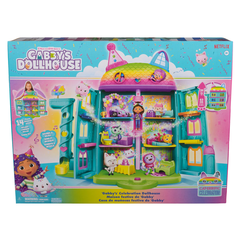 GABBY´S DOLLHOUSE mängukomplekt Gabby´s nukumaja Celebration