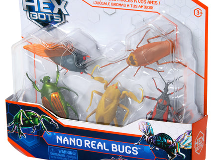 HEX BOTS interaktiivne mänguasi Nano Real Bugs 5 pakk
