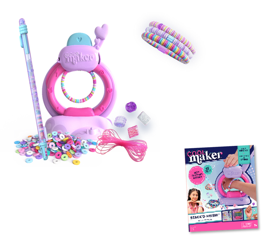 COOL MAKER mängukomplekt Stack´d Heishi käevõru stuudio