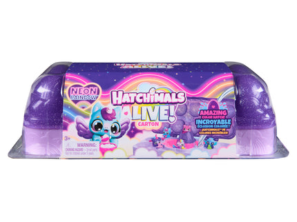 HATCHIMALS mängukomplekt Alive neoon vikerkaar