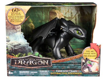 DRAGONS interaktiivne mängufiguur draakon Toothless