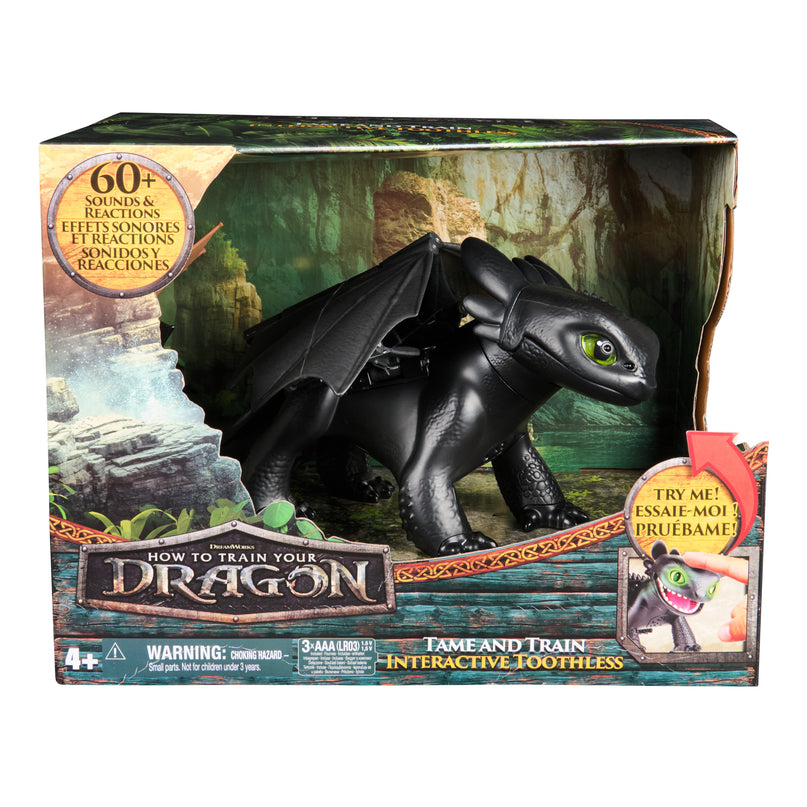 DRAGONS interaktiivne mängufiguur draakon Toothless
