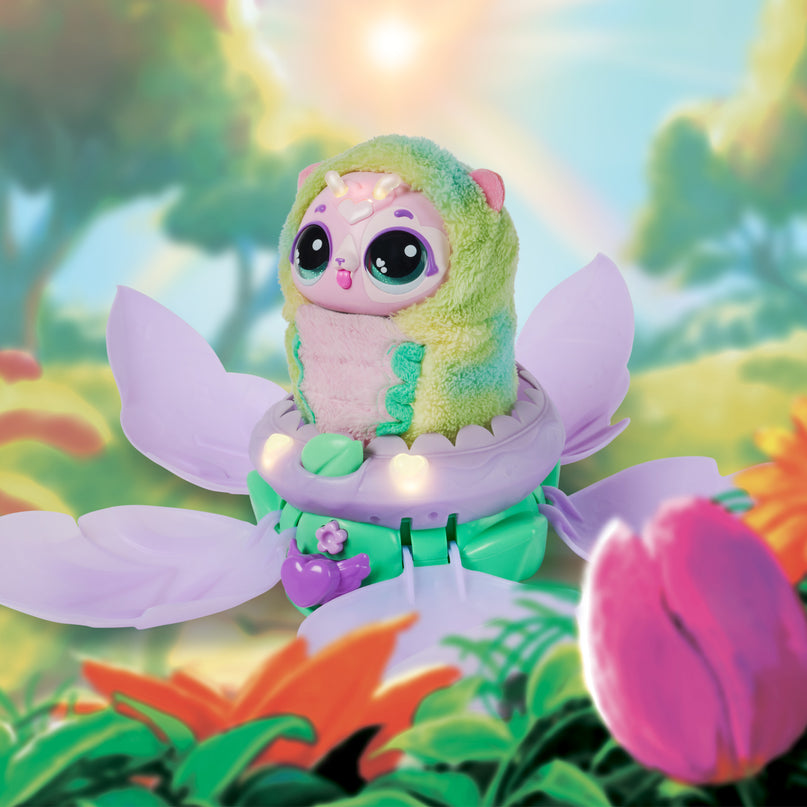 HATCHIMALS Alive interaktiivne mänguasi Õitsev üllatus Puppyfly