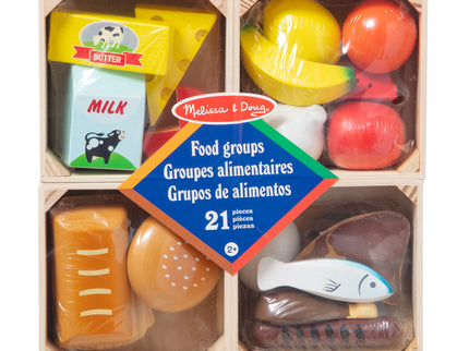 MELISSA &amp; DOUG mängukomplekt Toidugrupid