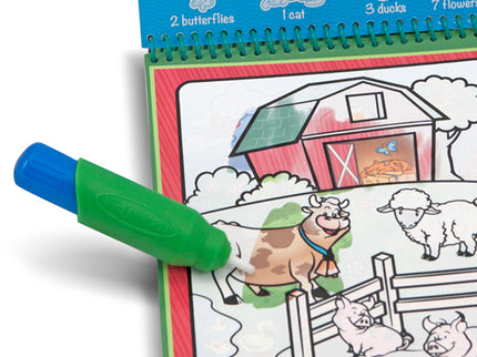 MELISSA &amp; DOUG Vesi Vau! joonistamine veega Loomad