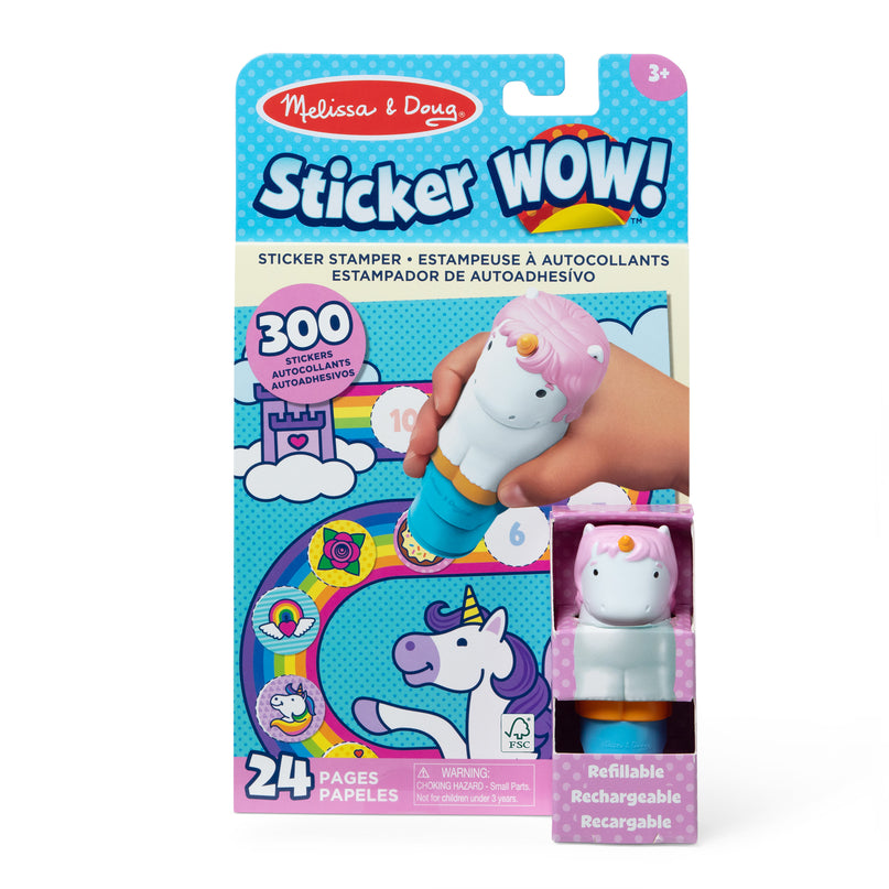 MELISSA & DOUG Sticker Wow! kleebiste komplekt Ükssarvik