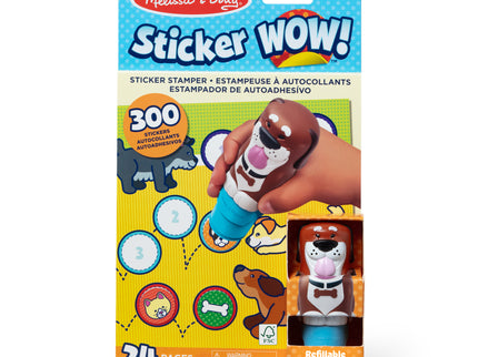 MELISSA & DOUG Sticker Wow! kleebiste komplekt Koer