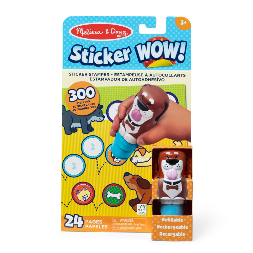 MELISSA & DOUG Sticker Wow! kleebiste komplekt Koer
