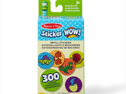 MELISSA & DOUG Sticker Wow! täite kleebised Dinosaurus